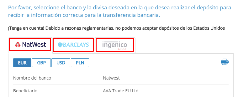 Cómo deposito mediante Transferencia Bancaria Centro de ayuda